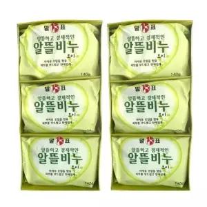 말표 알뜰비누 오이 140g X 3개입 X 2개