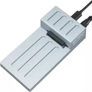 GLOTRENS H7 0Gbps USB-C to 2.5 U.2/U.3 SATA SSD/HDD 플랫 도킹 션 RTL 920C 컨트롤러 알루미늄 합금