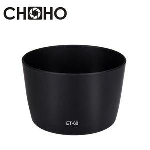 호환ET-60 58mm et60 렌즈 후드 Canon EF-S 55-250mm f/4-5.6 IS II & EF 75-300mm USM 가역 카메라 액세서