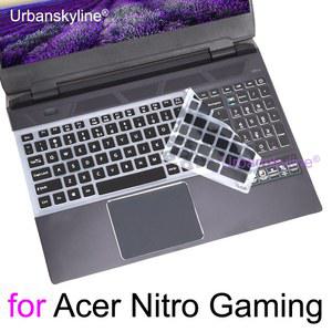 Acer Nitro 7 5 스핀 AN715 AN515 AN517 51 52 53 54 55 56 57 NP515 V 15 실리콘 보호기 스킨 케이스 15.6 17.3 용 키보드 커버