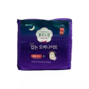 좋은느낌 생리대 입는 오버나이트 팬티형 중형 8매 x
