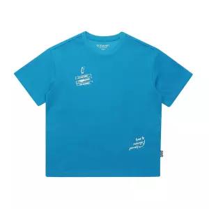 [국내당일]오션스카이 [2color]남아 그래픽 포인트 반팔 T-SHIRT 티셔츠 반팔티 셔츠 - 멀티