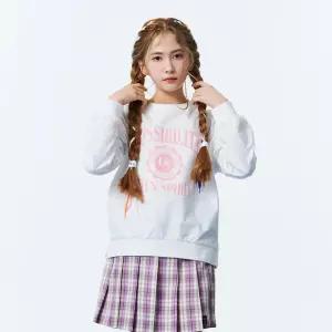 [국내당일]오션스카이 [2color]여아 밑단 트임 그래픽 T-SHIRT 티셔츠 반팔티 셔츠 - 멀티