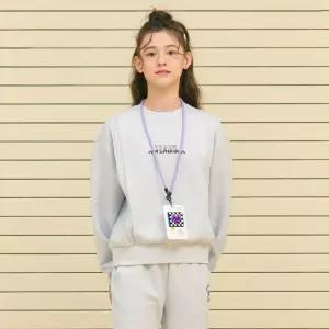 [국내당일]오션스카이 [2color]여아 핀턱 장식 맨투맨 T-SHIRT 티셔츠 반팔티 셔츠 - 멀티
