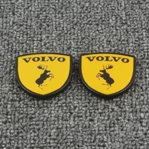 볼보 R디자인 폴스타 A V50 S60 XC60 S40 V60 S80 S90 V90 V70 T6용 자동차 측면 로고 스티커 장식
