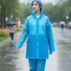 남녀공용 레인코트 여름 우비 배달 등산 캠핑 일회용 다회용 비닐바지 장마철 출근길 애견산책