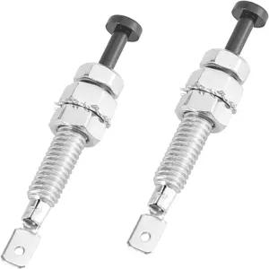 ABSOPRO 2pcs 조절식 도어 핀 스위치 자동차 자동 엔진 트렁크 보닛 알람 후드 나사 범용 품목 교체