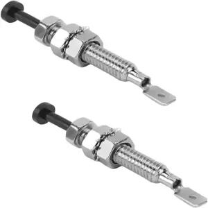 FSTURIOS 2PCS 자동차 도어 핀 스위치 20A 12VDC 순간 켜짐 보닛 알람 라이트 후드 나사 대부분의 트렁크