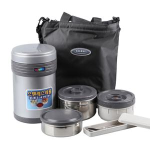 코스모스 으뜸 스텐 보온 보냉 도시락 1.6L WJ-385