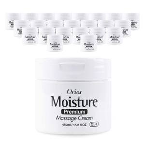 오릭스 모이스처 프리미엄 마사지크림 450ml x 24개 대용량 피부 전신 마사지 클렌징 전문가용 크림 로션