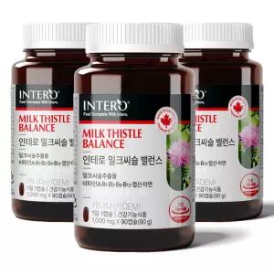 간에좋은 인테로 밀크씨슬 3개 (총9개월분) 실리마린