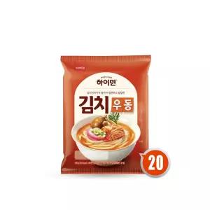 삼립 하이면 김치 우동 198g x20개