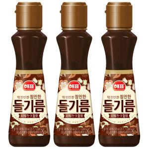 해표 참진한 들기름 320ml x 3개