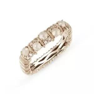 도로시 18k 엠버 다이아몬드 사각 반지 18호 20호)