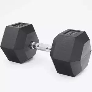 이고진 고무육각 덤벨 아령 30kg 1개 클럽 고무아령 웨이트