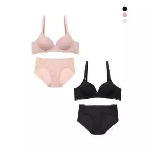 [휠라] 에센셜 메쉬 노와이어 브라 드로즈 세트 3종 택1 (FI4BAF6662F_3SKU)