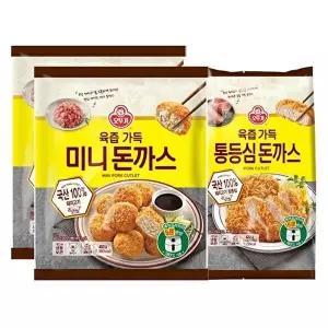 [오뚜기]오뚜기 통등심 돈까스 420g + 미니돈까스 400g 2개
