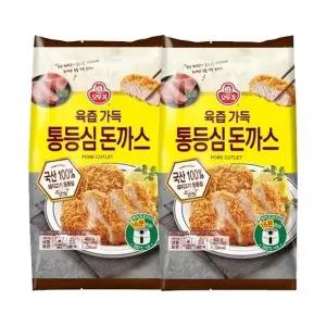 [오뚜기] 육즙가득 통등심 돈까스 420g x 2개