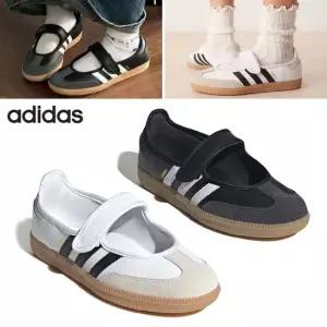 아디다스 ADIDAS 메리제인 삼바 제인 여성 주니어 블랙 화이트 JQ6445 JR1402
