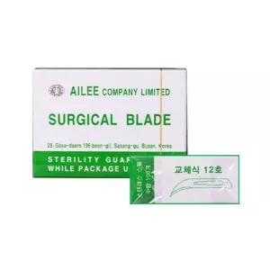 메스 날 (Surgical Blade) 12호 100개입 칼 의료용