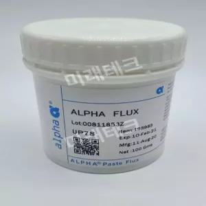 Alpha UP-78 무연 친환경 솔더 페이스트 Alpha 무세척 FLUX 플럭스