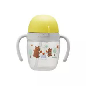 더블하트 젖병 트윈팩 240ml X2  빨대컵 세트 그레이