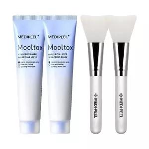 메디필 히알루론산 레이어 물톡스 랩핑마스크 70ml 기획(본품 + 듀얼브러쉬) x2