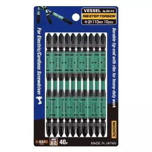 베셀 비트 세트 (10P) BW-413 십자 2x110mm