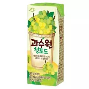 [작은언니네과수원]과수원 청포도 190ml x 24개