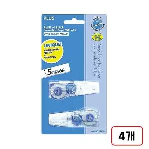 PLUS)수정테이프 리필(WH-605R-2P), 4개