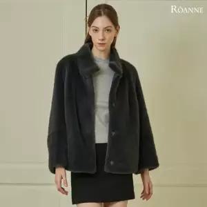 유로모피 [최초가149 000원]하이넥 페이크 퍼 하프 코트