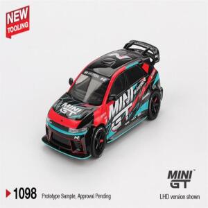 MINI GT 1:64 현대 아이오닉 5N RS-01T 2025 도쿄 오토 살롱 # 1098 다이캐스트 모델카