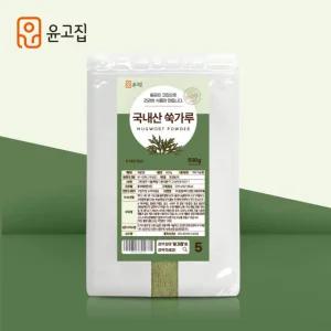 윤고집 국내산 100% 쑥가루 분말 파우더 500g 쑥라떼