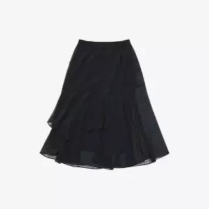 [SI](의정부점)올밴딩 도트 언발 플레어 스커트 (SSLSSAH02303)(SSLSS23030)