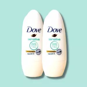 도브 에티켓 데오드란트 롤온 센스티브 40ml 2개 겨땀 땀냄새 포켓사이즈