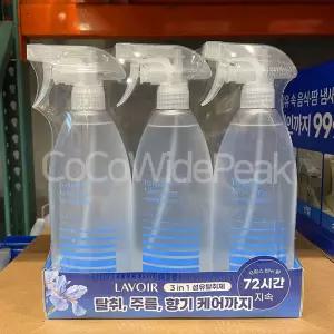 라브아 퍼퓸 섬유탈취제 아이리스 피오니 500ml x 3개 맑은 비누향 코스트코