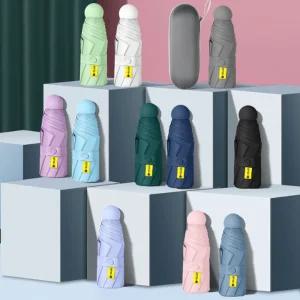 양산 우양산 양우산 암막 방수 초경량 가벼운 UV 자외선차단 수동 예쁜 초경량 캡슐케이스