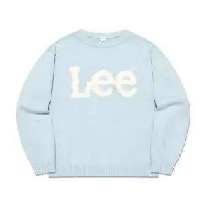 leekids 스탠다드핏 빅로고 니트 풀오버 스카이블루 LK2504KT21SB