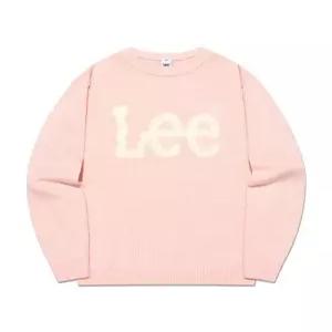 leekids 스탠다드핏 빅로고 니트 풀오버 핑크 LK2504KT21PI