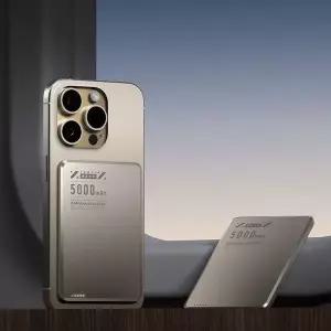 [NS홈쇼핑]초 맥세이프 보조배터리 5000mAh 무선 고속충전 PD 20W 아이폰 갤럭시 핸드폰 보..[35137787]