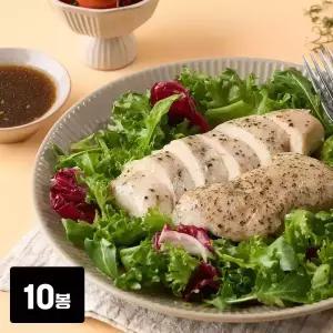 [미담] 닭터 닭가슴살 슬라이스 허브 100g 10팩
