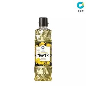 생활 드레싱 들기름 청정원 카놀라유900ml 식용유 기름 수앤서B1