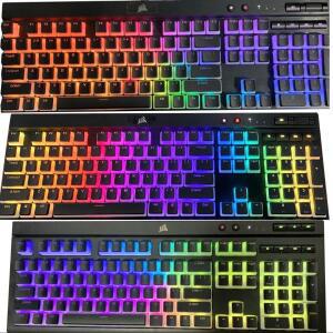 반투명 코르세어 푸딩 키캡 PBT 기계식 키보드 Corsair K70 K65 LUX STRAFE