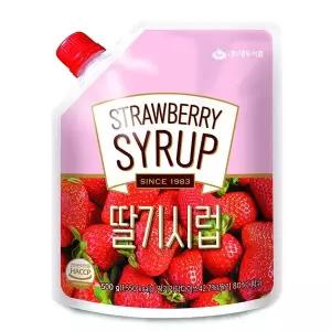 화과방 딸기시럽 500g 빙수재료 토핑재료