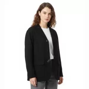 MUST IT_엔지니어드 가먼츠 Loiter Jacket Black Solid Poly Wool Flannel 24F1D001PS182SD045 로이터 자켓