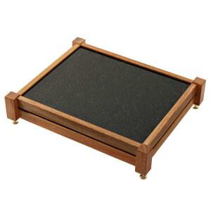 스피커스텐드 수납선반 엠프다이 거실 방음 엠프 40x60x76cm 사운드 싱글/블랙 호두