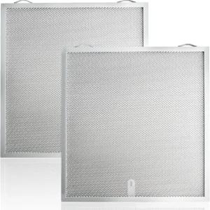 LENGHIKEJI 2 PCS 12-7/8 X 13-3/4 3/8 인치 알루미늄 메쉬 레인지 후드 그리스 필터 브로안-누톤 BKSA1