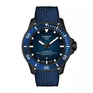 갤러리아 [티쏘]씨스타2000오토매틱프로페셔널 블랙＆블루44mm T120.907.37.051.00