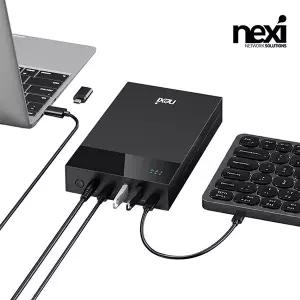 USB3.0 3.5인치 외장하드케이스 3포트 USB허브
