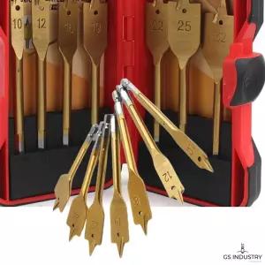휴대용케이스 티타늄코팅 목공용 드릴날 7pcs 세트 [BBW15547]